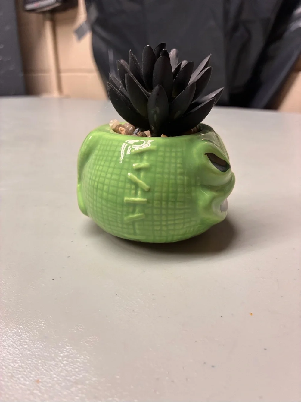 Nightmare Before Christmas- Oogie Boogie Ceramic Artificial Dark Succulent- Mini